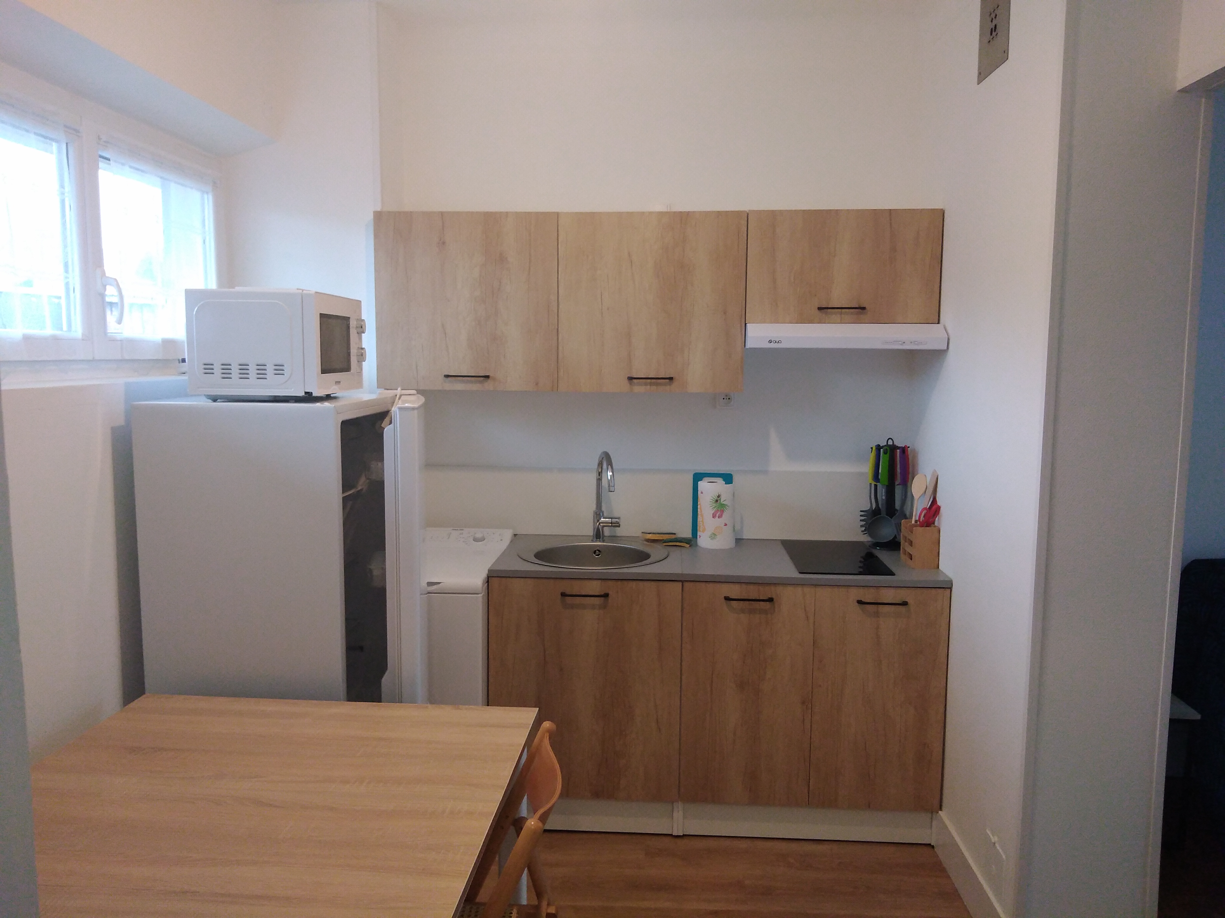Appartement meublé de type T1 de 22.34 m² avec balcon et cave 